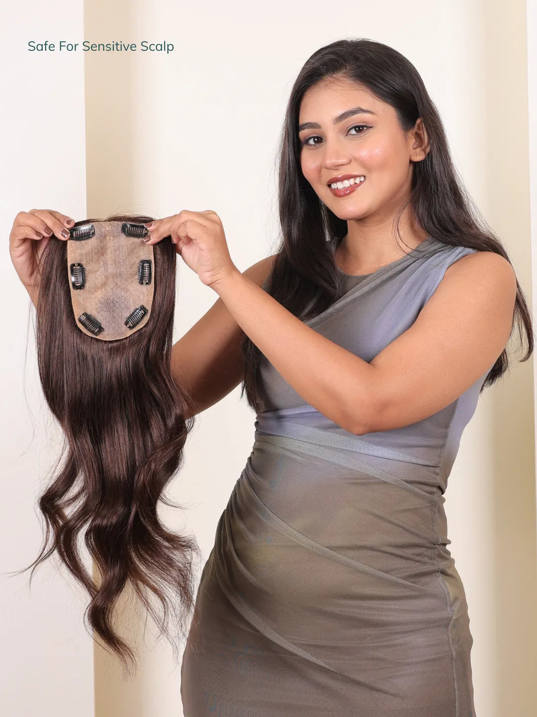 4x6' Silk Hair Topper For Front Coverage & Volume