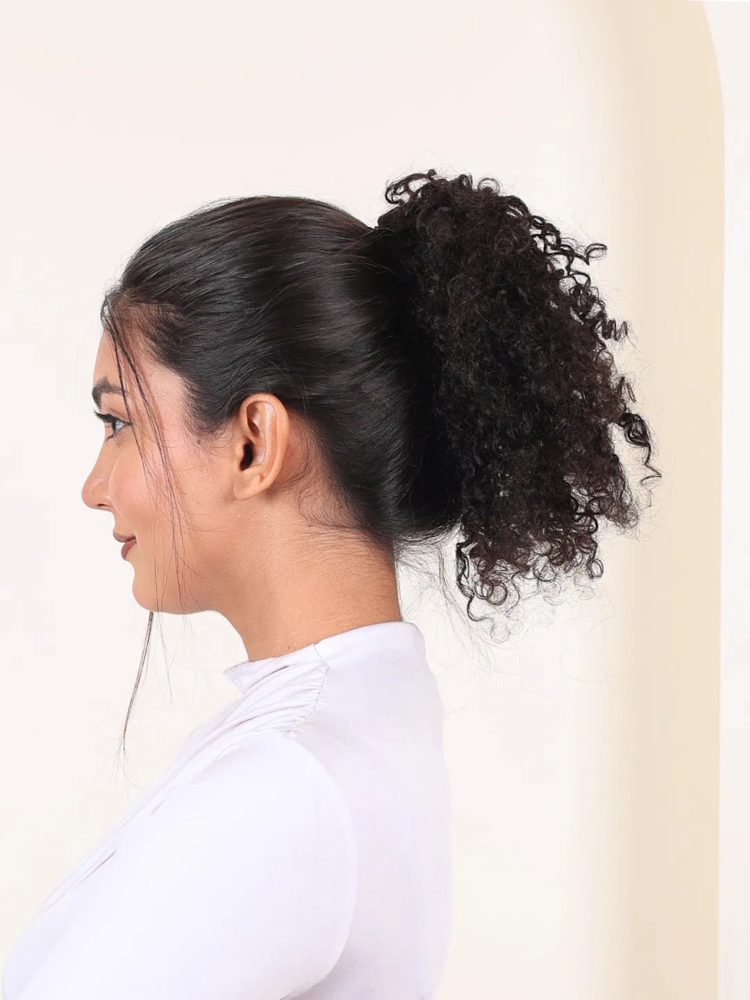Curly Hair Clip-in Bun For Thin Hairs