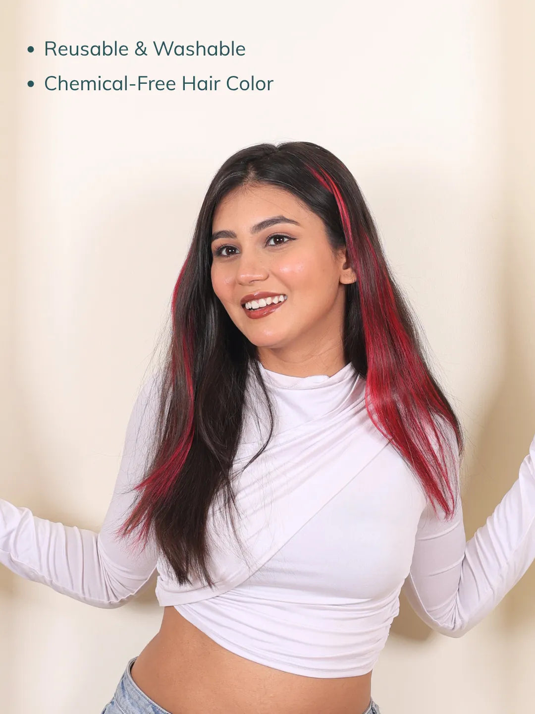 Burgundy Streaks