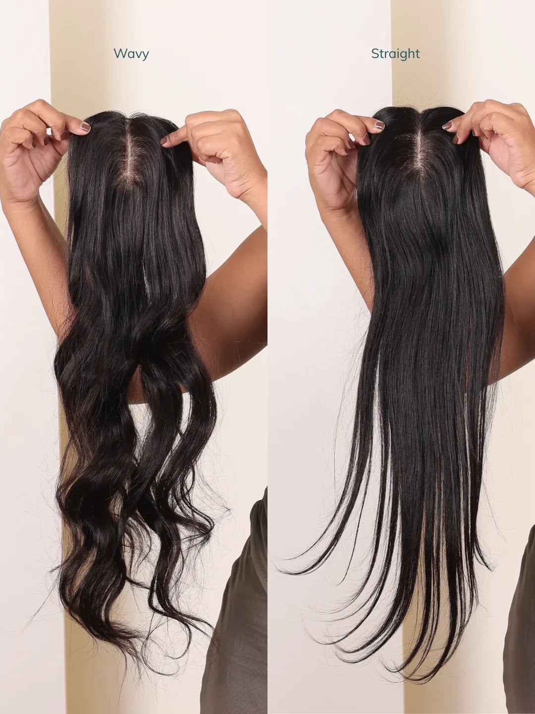 Straight Hair Toppers and Wavy Hair Toppers