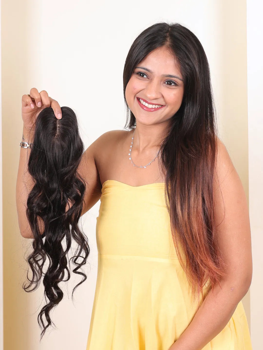 2x5' Scalp Line Topper - Silk Base For Women