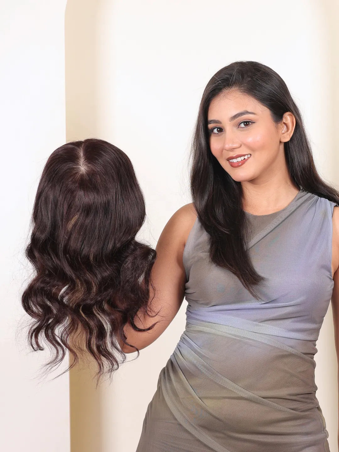 Soft Base 6x6 Silk Crown Hair Topper - Last Image