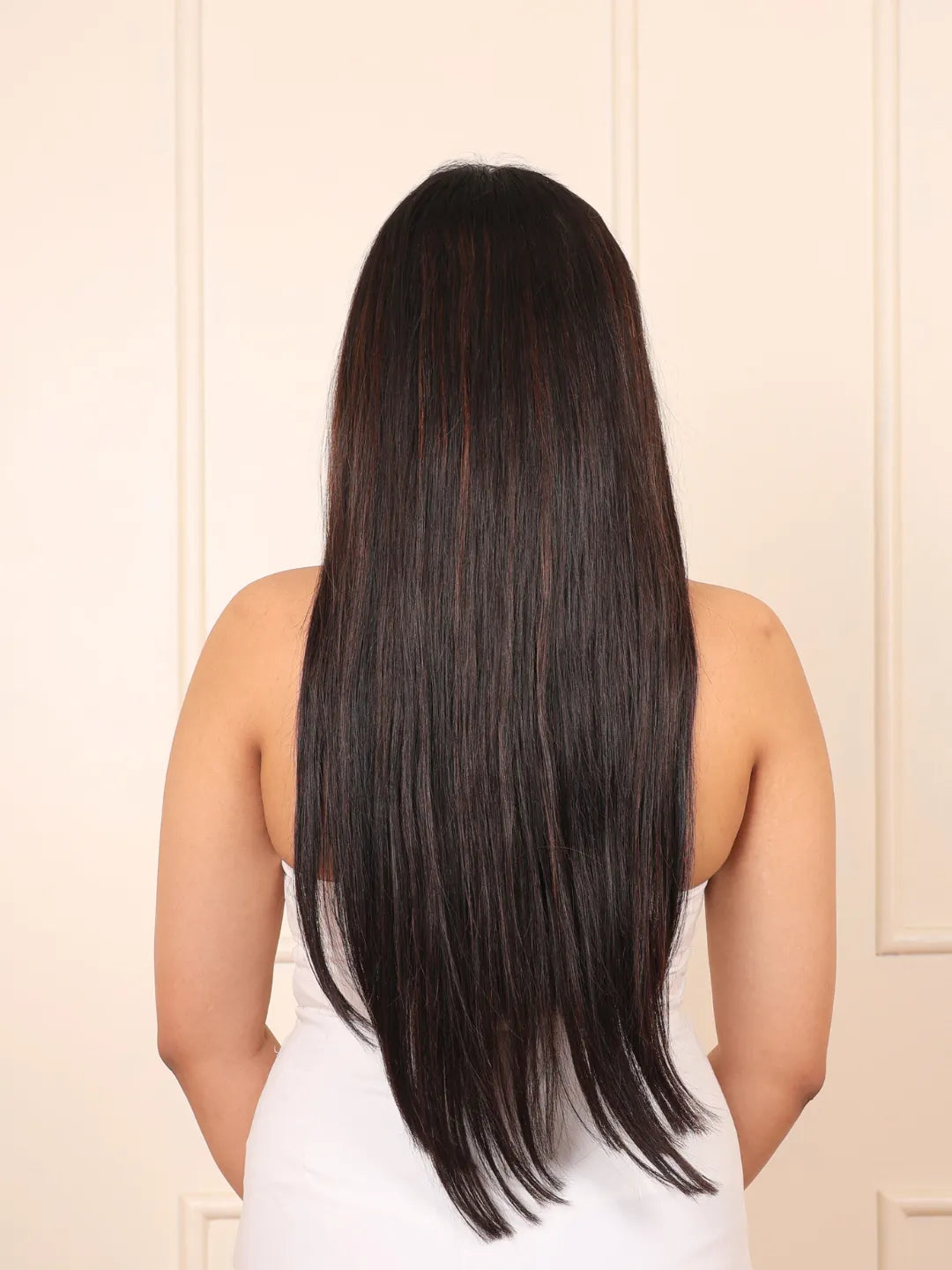 Seamless 7 Set Clip-In Extensions – Mocha Brown For High Volume