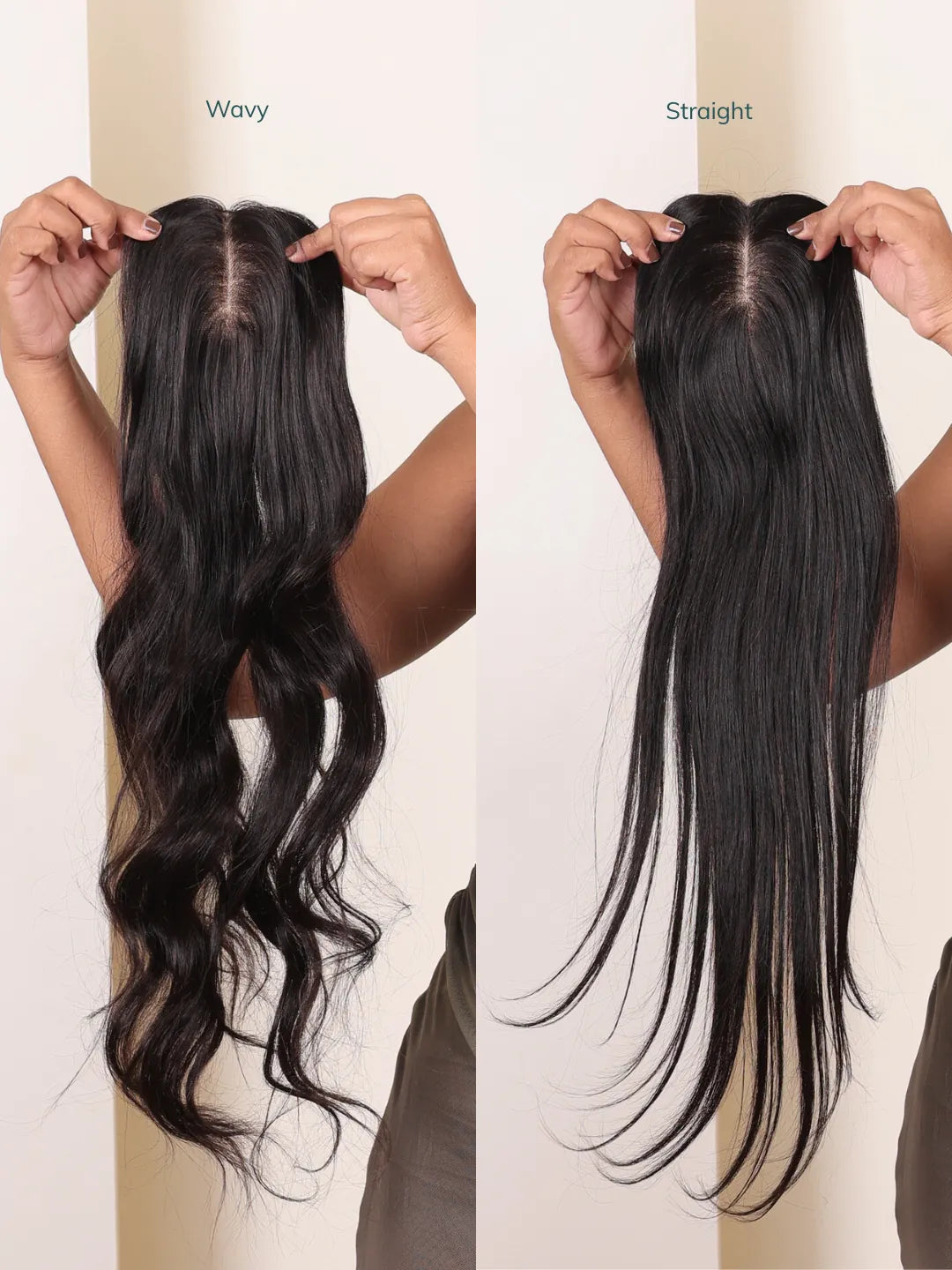 3x5' Silk Hair Topper For Bald Spots Coverage