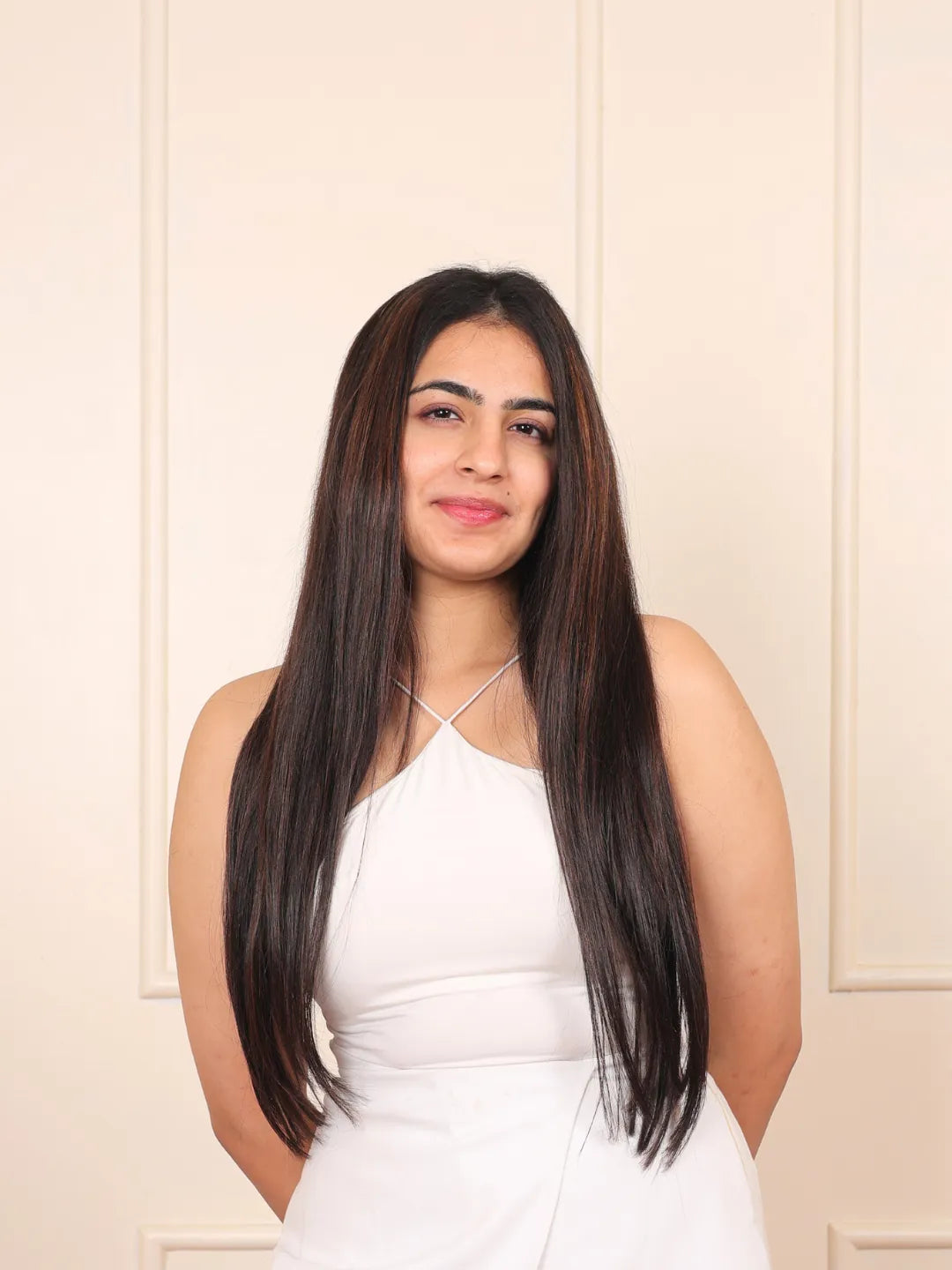 Seamless 7 Set Clip-In Extensions – Mocha Brown For Aging