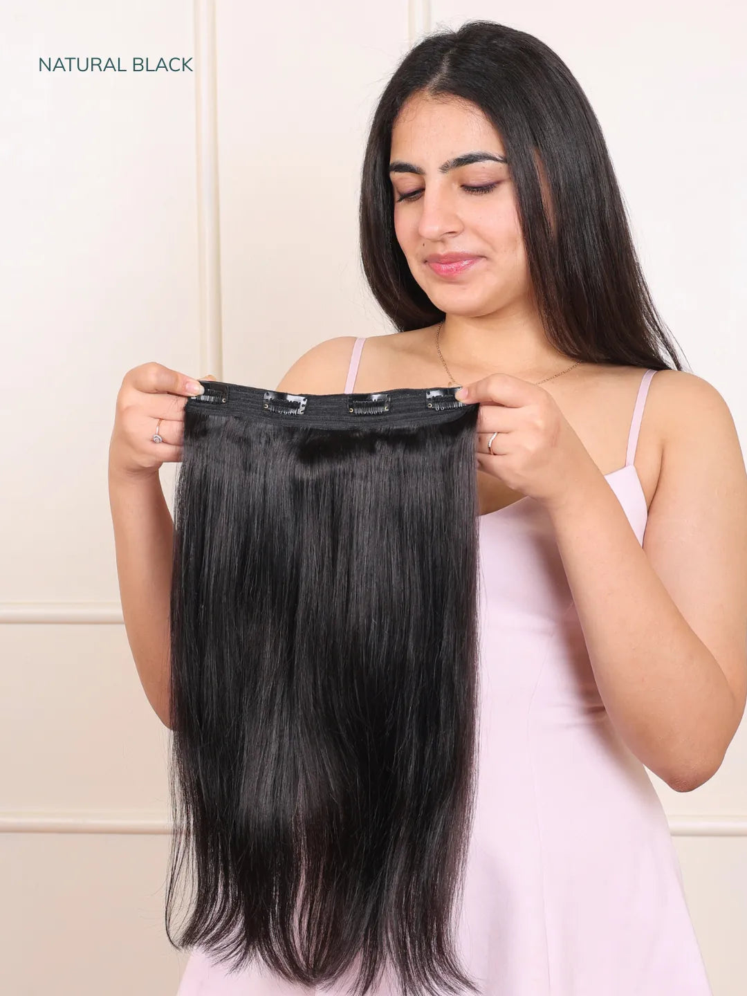 Natural Black Seamless 3 Set Volumizer For Women