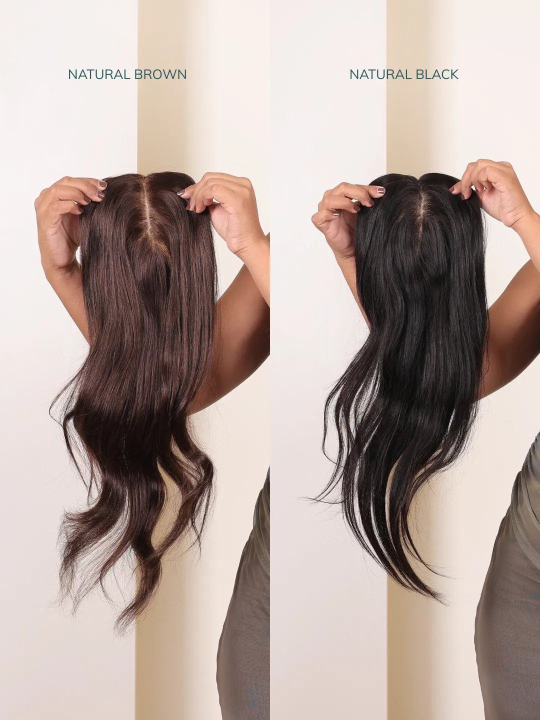 Natural Colors 4x6' Silk Hair Topper