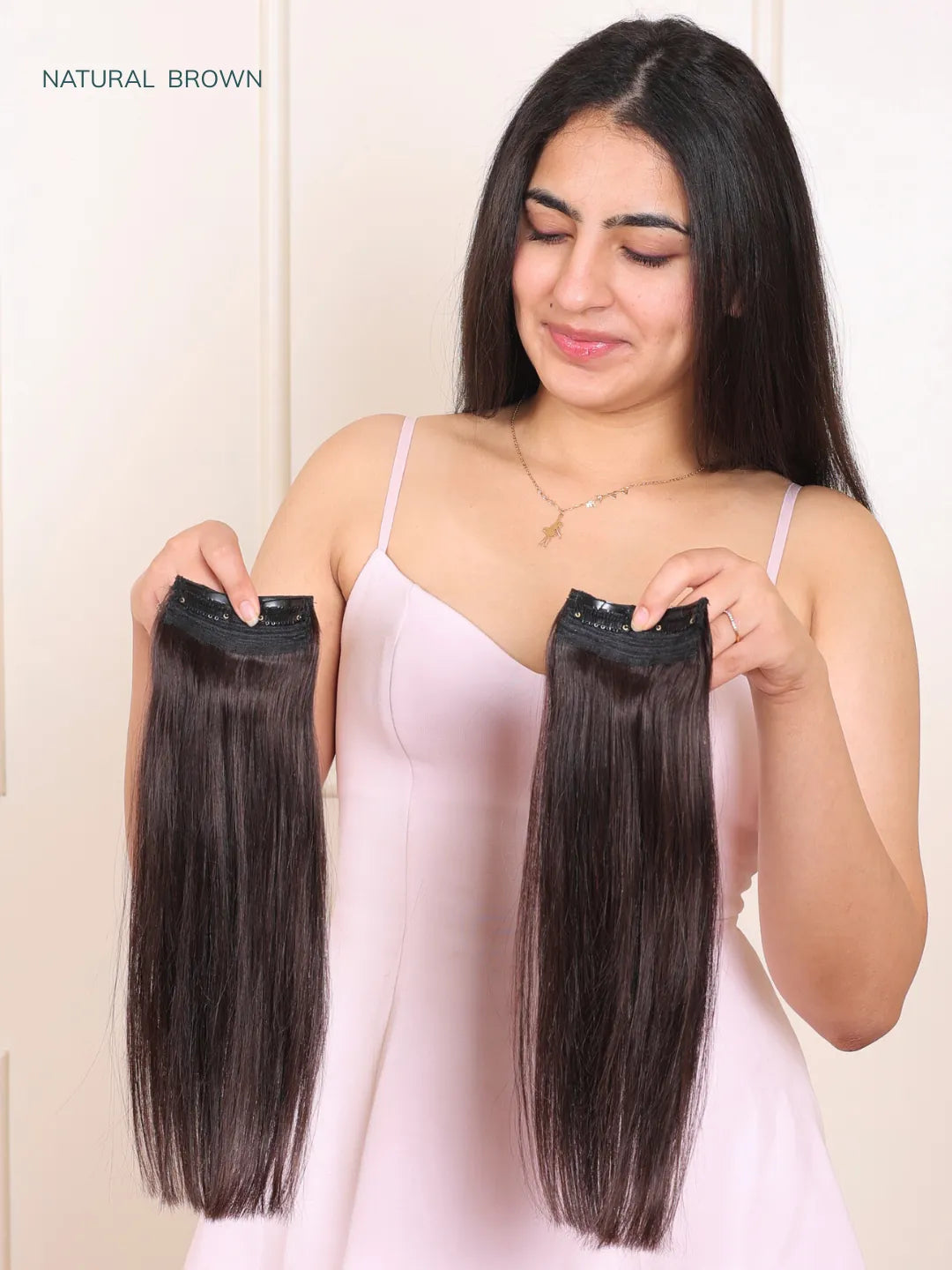 Natural Brown Seamless 2 Set Volumizer