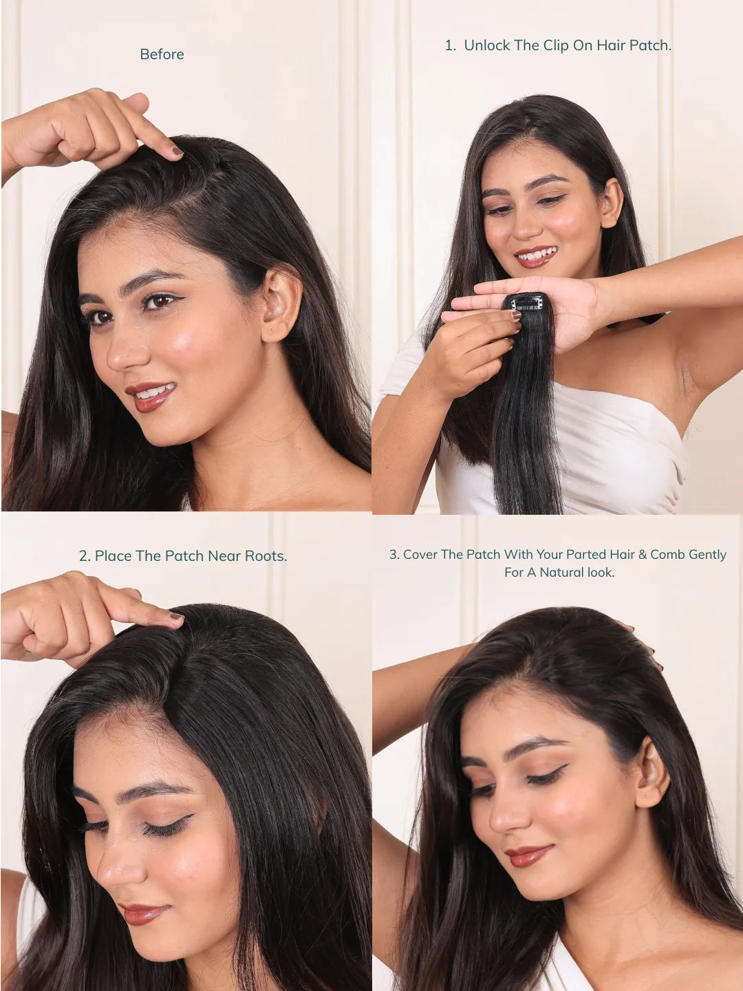 Steps Of Seamless Cover-Up Patch