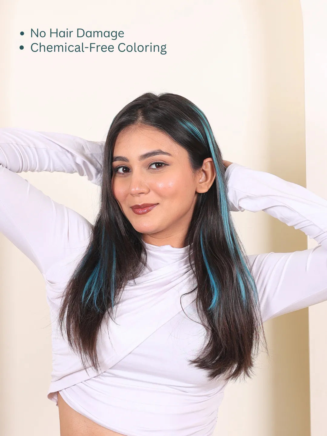Teal Blue Streaks