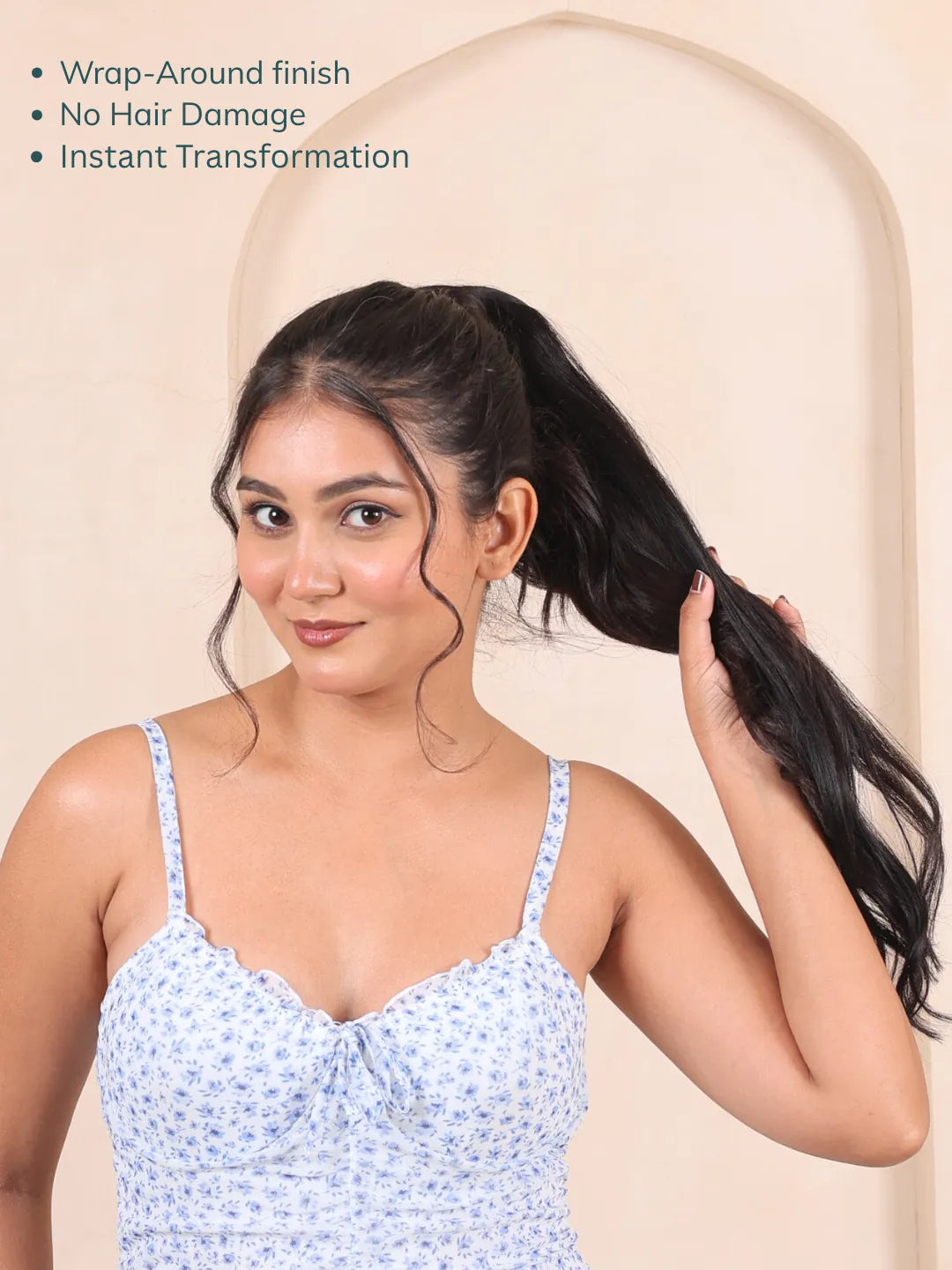 Lightweight Wrap Around Ponytail - Last Image