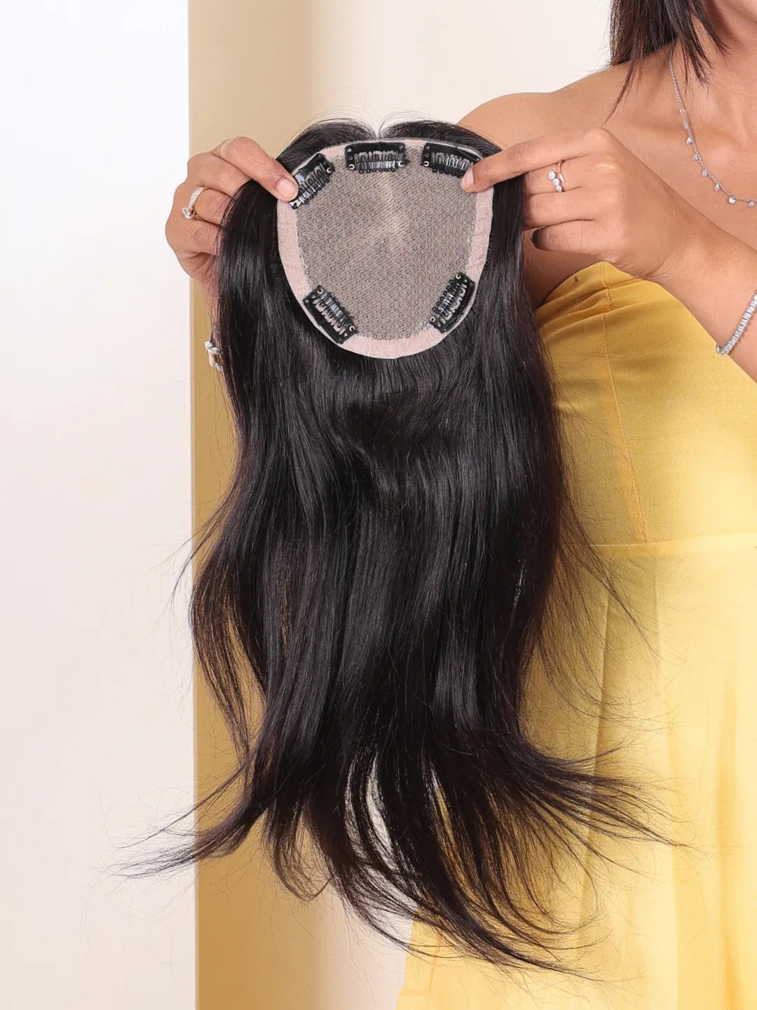 5x5 Silk Crown Hair Topper For Front Coverage