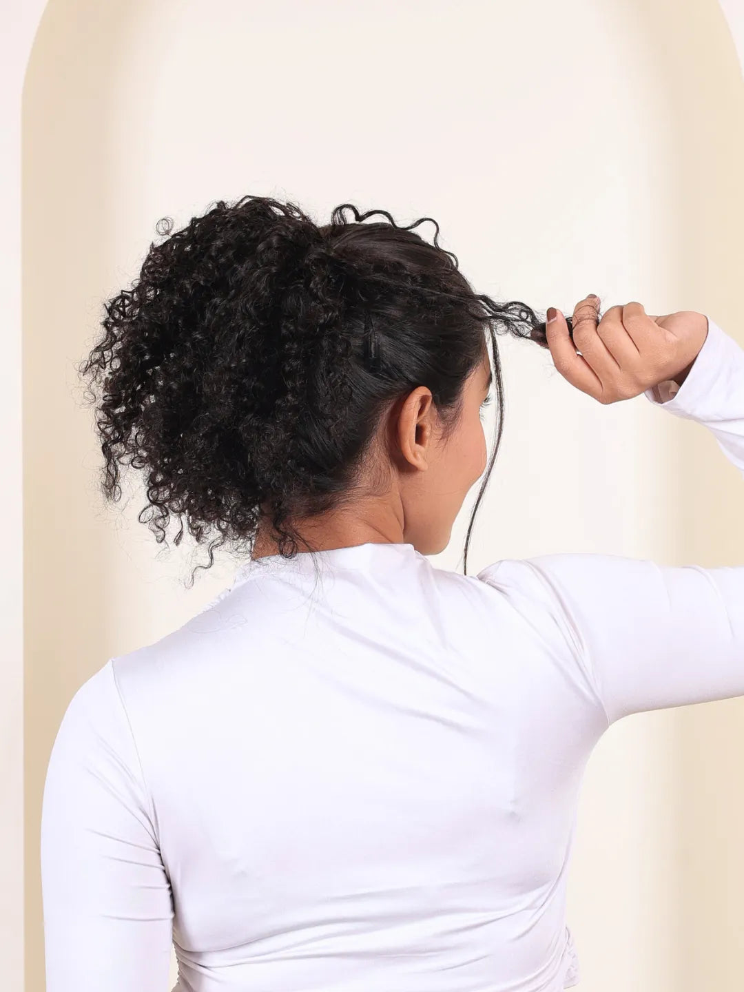 Ready-To-Wear Curly Hair Clip-in Bun