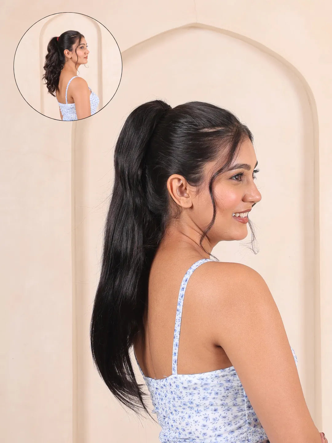 Easy To wear Claw Clip in Ponytail