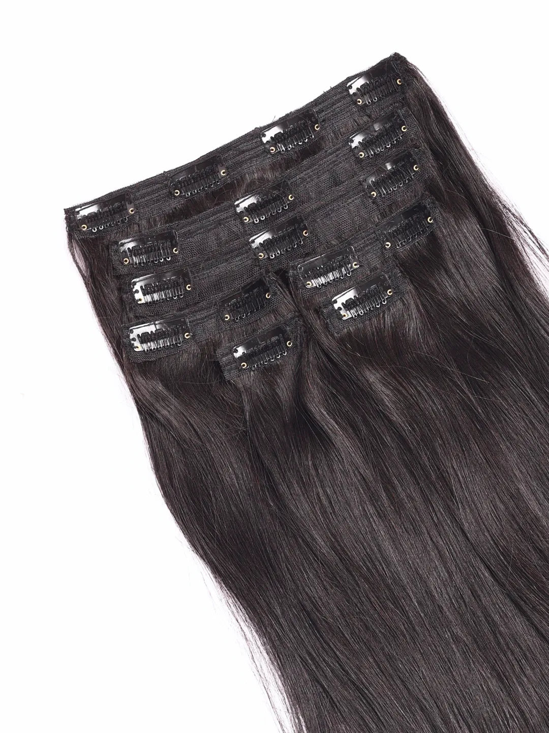 Seamless 7 Set Clip In Extensions - Straight Textured