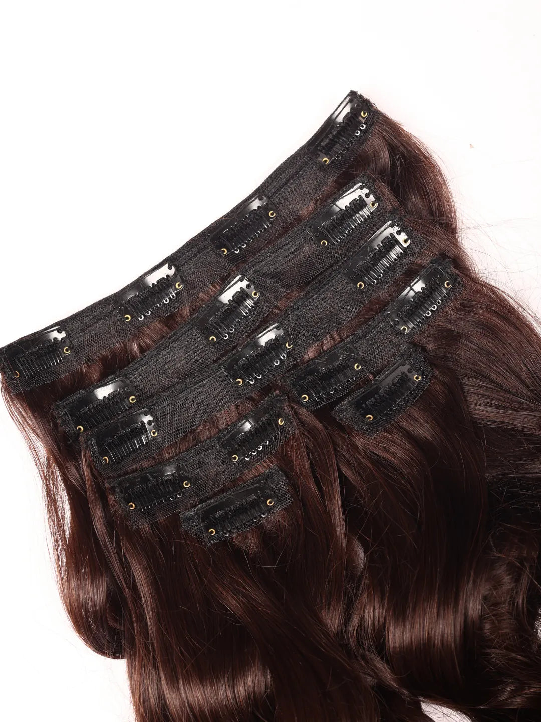 Seamless 7 Set Clip In Extensions - Wavy For Volume 